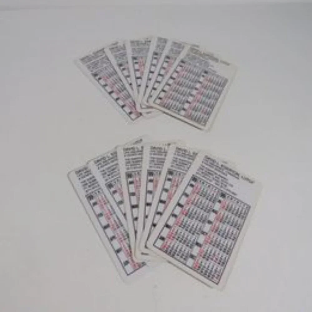 Plastic BUSINESS CARDS FOR CRAFTS - flexible, cut-able, masking, templates, etc.